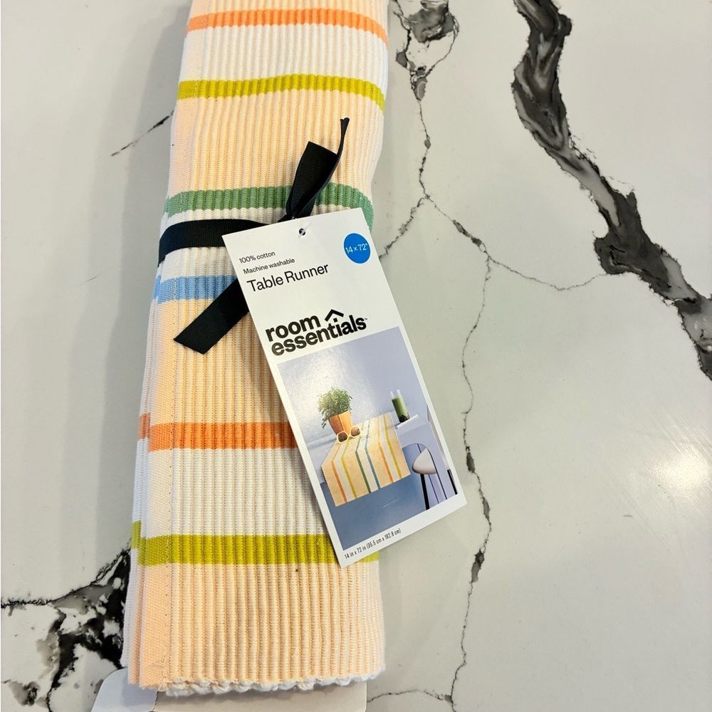Room Essentials Multicolor Striped Table Runner